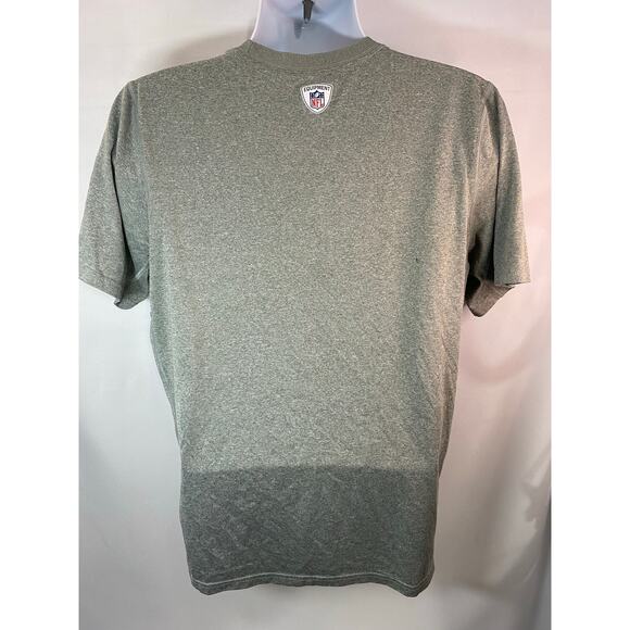 Miami Dolphins Nike NFL Dri-Fit Short Sleeve Shirt Men's Gray Large - Picture 2 of 7